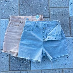 H&M Denim High Waisted Shorts
